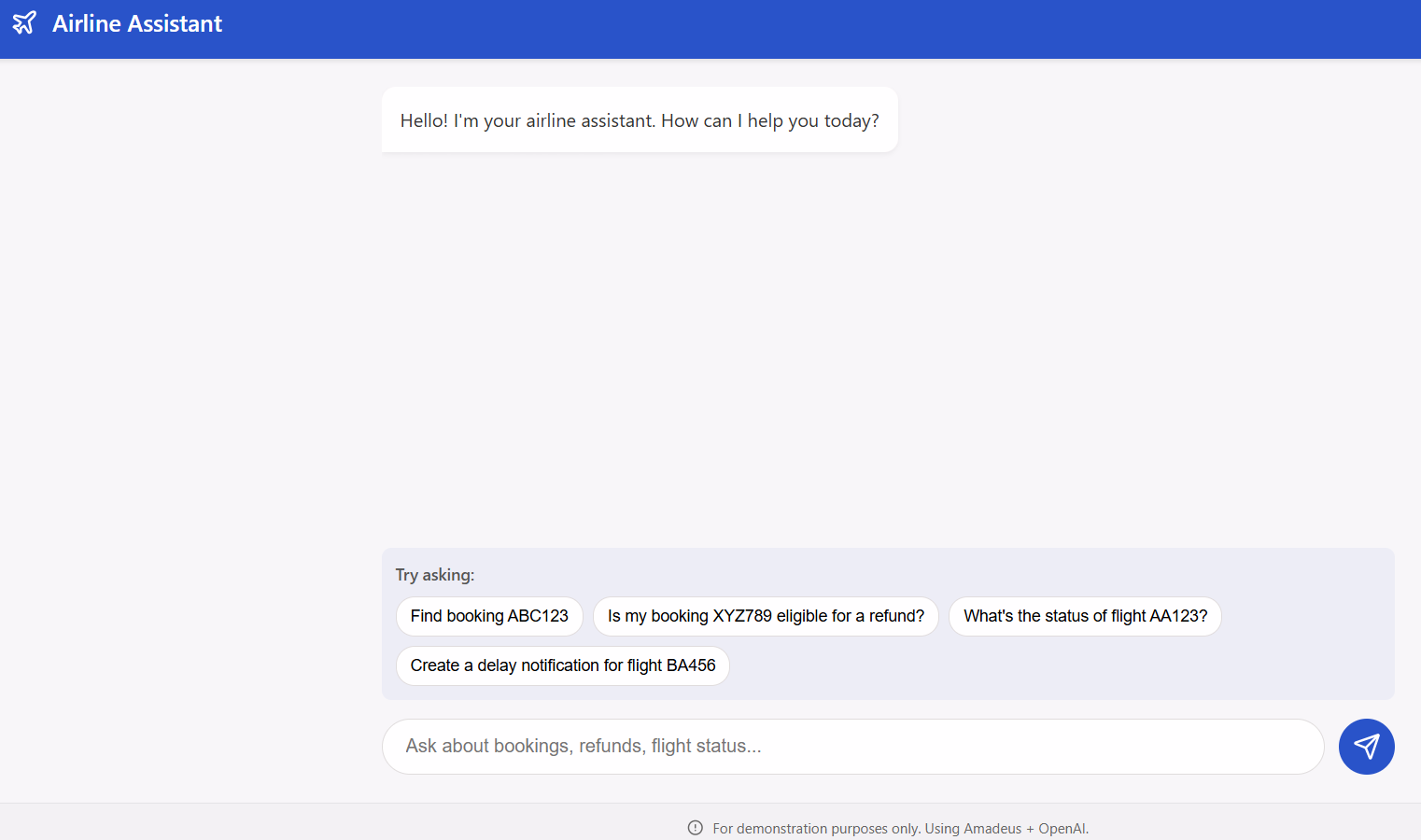 Airline Assistant Chatbot